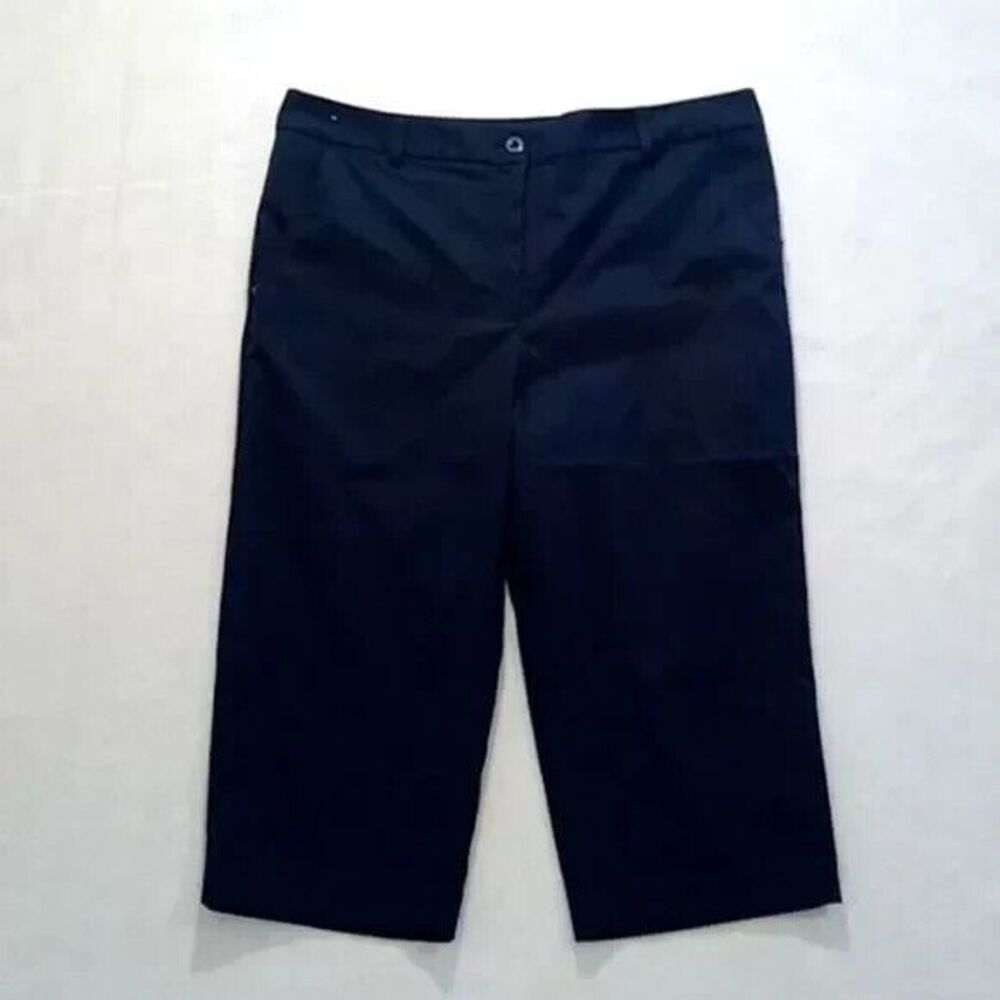 Monterey Club women's size waist 35 inches (no size tag) dark blue long shorts *